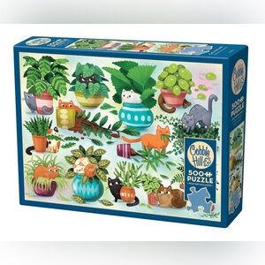 Cobb Hill by New Balance Cat and Plants Puzzle - 500 Pieces NWT